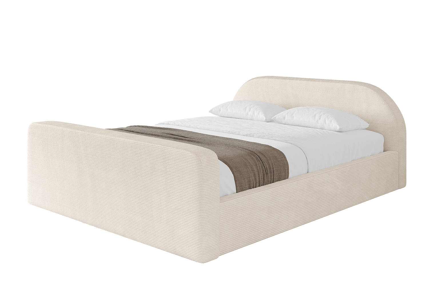 Polsterbett TIVON-Z-v1 140x200 cm Beige - Poso 105