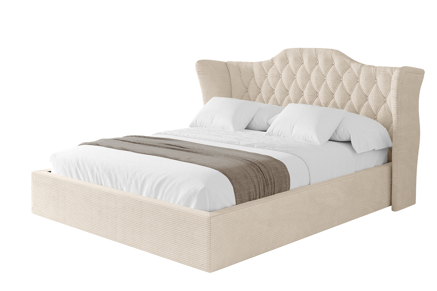 Polsterbett ZORAN 120x200 cm Beige - Poso 105