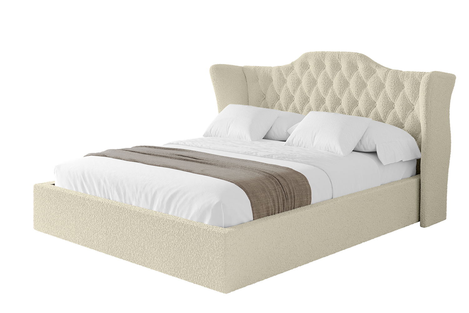 Polsterbett ZORAN 120x200 cm Beige - Quelle 02