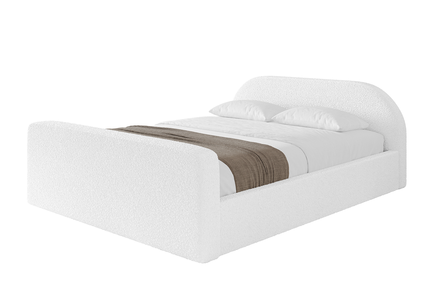 Polsterbett TIVON-Z-v1 140x200 cm Weiß - Quelle 01