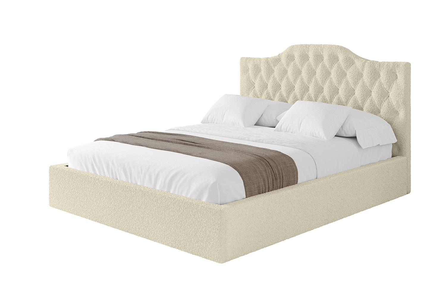 Polsterbett FALIO 120x200 cm Beige - Quelle 02