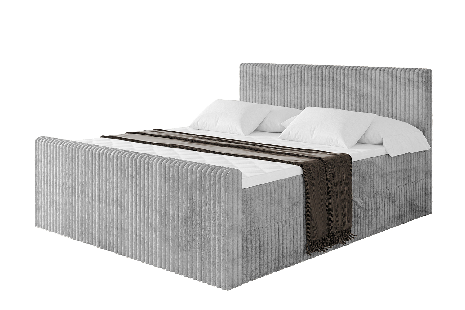 Boxbett TOLO-Z 200x200 cm Grau - Tilia 86