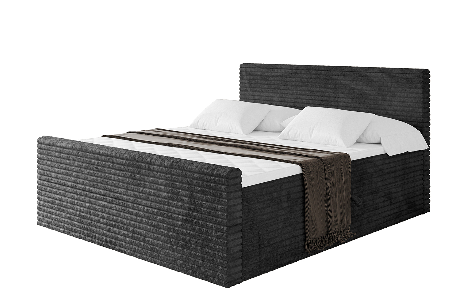 Boxbett TOLO-Z-v1 140x200 cm Schwarz - Tilia 100