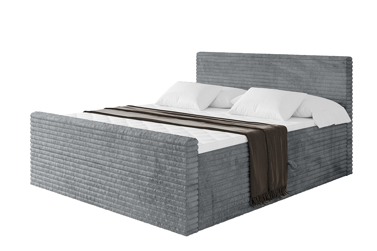 Boxbett TOLO-Z-v1 140x200 cm Dunkelgrau - Tilia 90