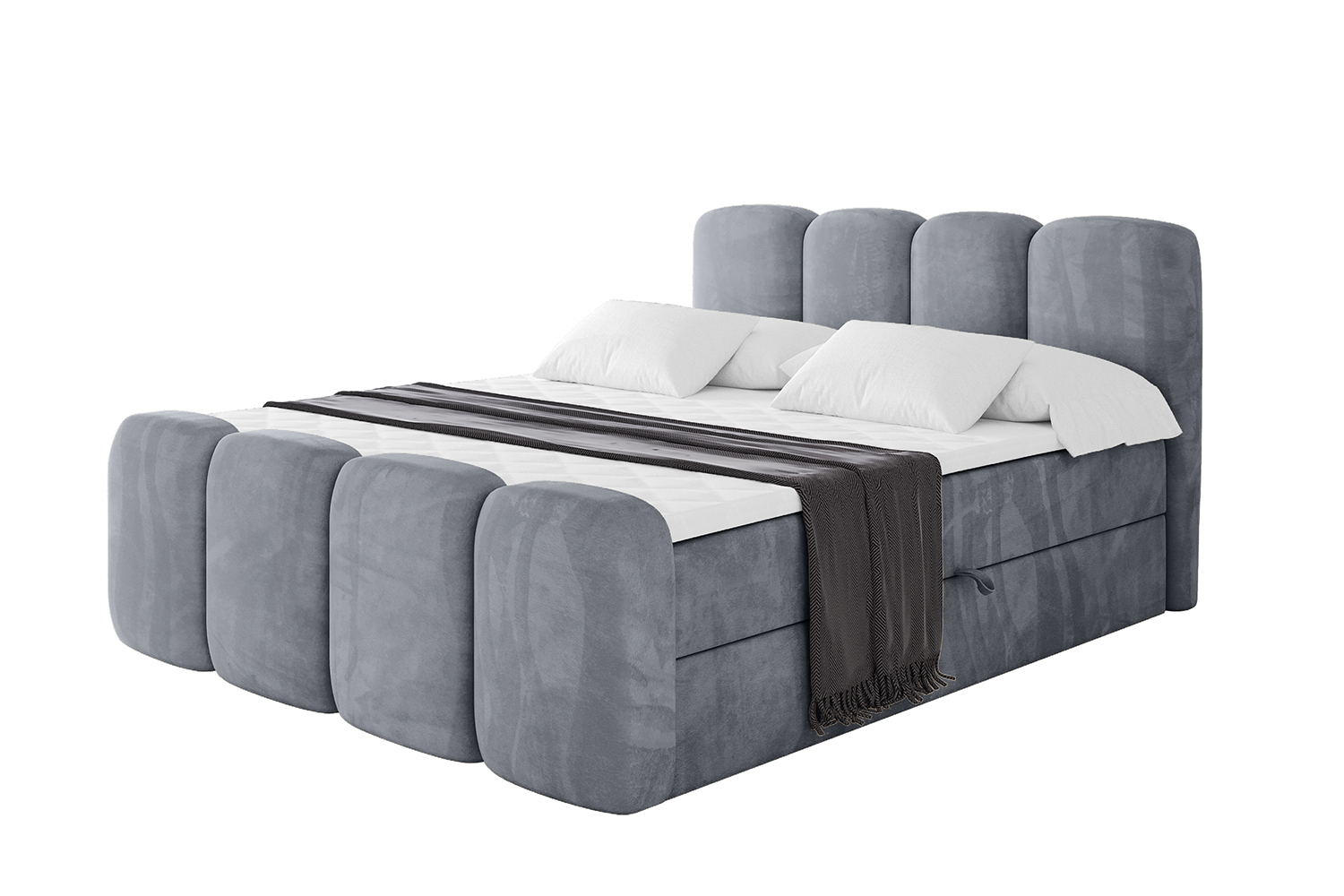 Boxbett NINA-Z 120x200 cm Grau - Casablanca 2314