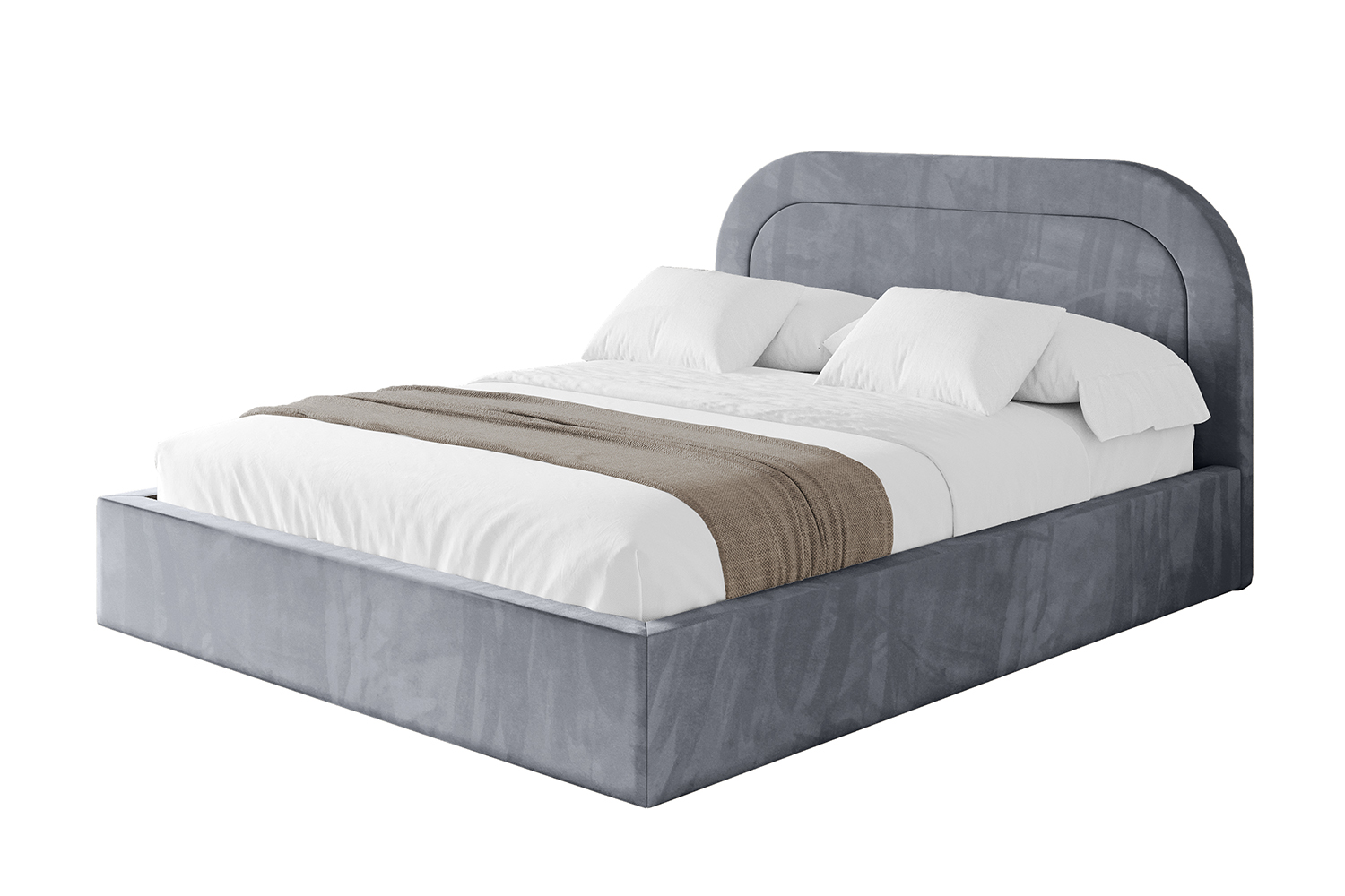 Polsterbett LERAY 180x200 cm Grau - Casablanca 2314