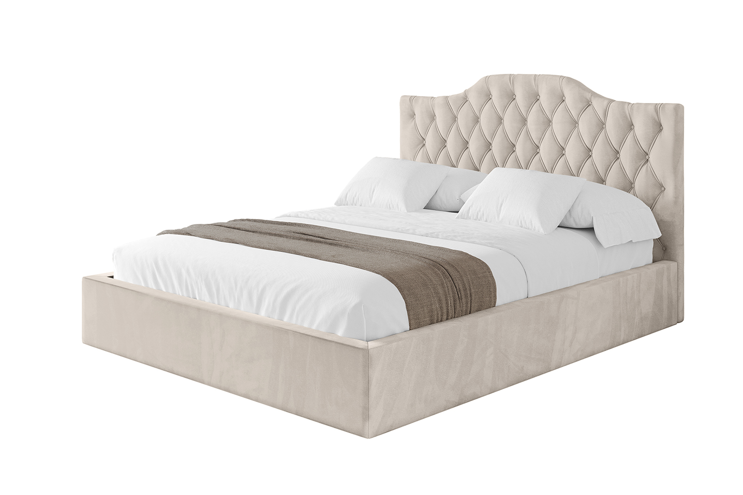 Polsterbett FALIO 120x200 cm Beige - Casablanca 2301