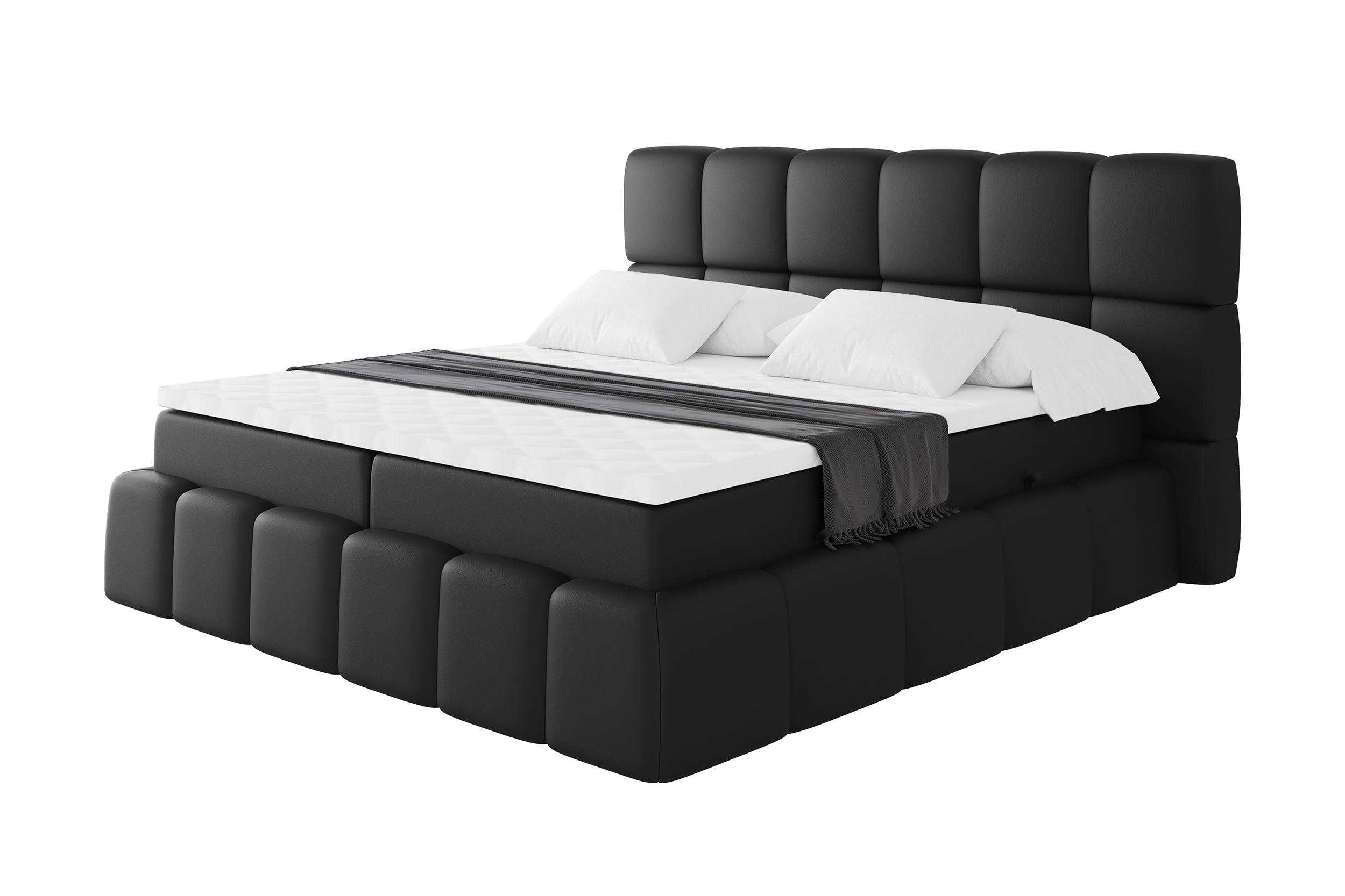 Boxbett AURI 140x200 cm Schwarz - Soft 11