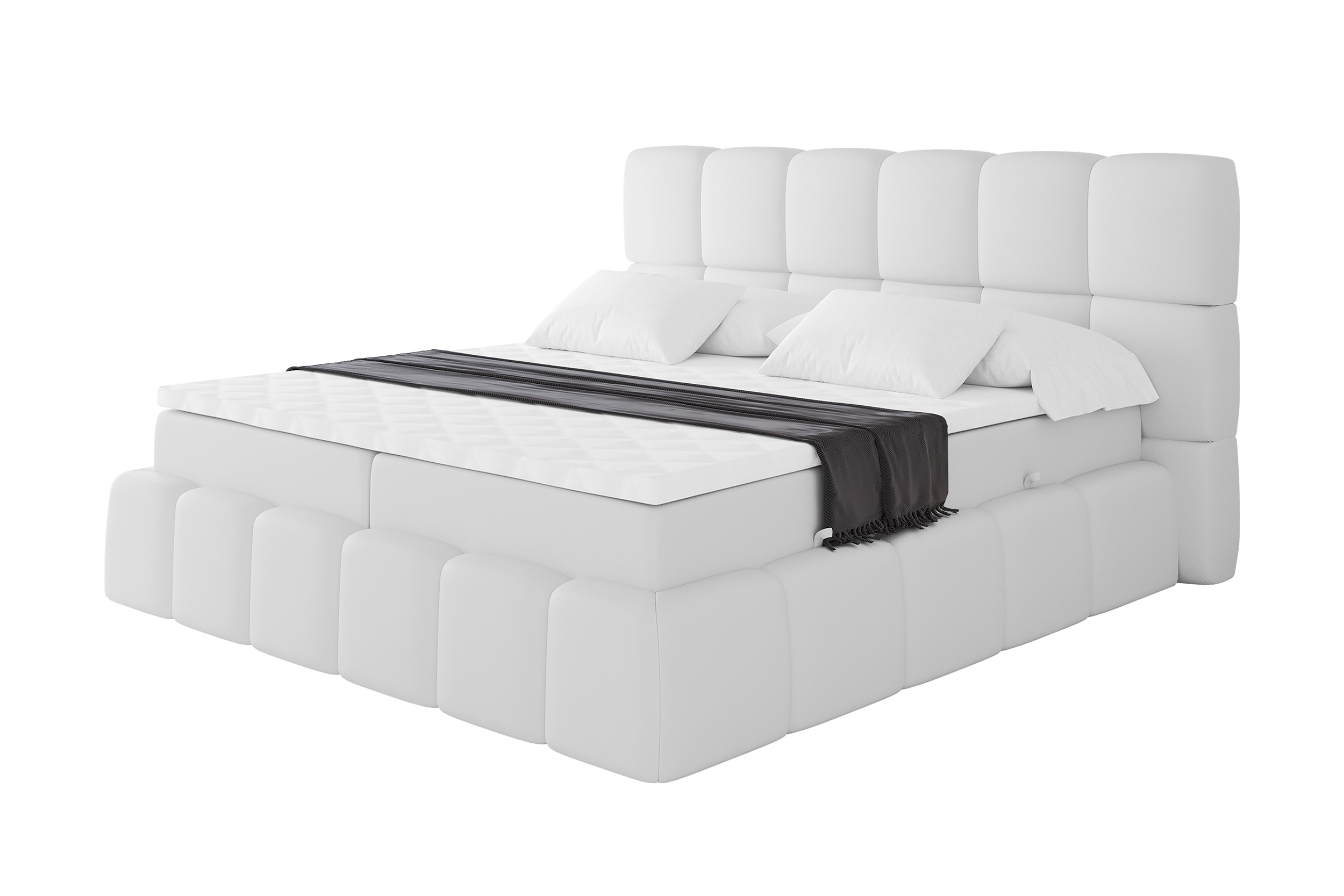 Boxbett AURI 140x200 cm Weiß - Soft 17