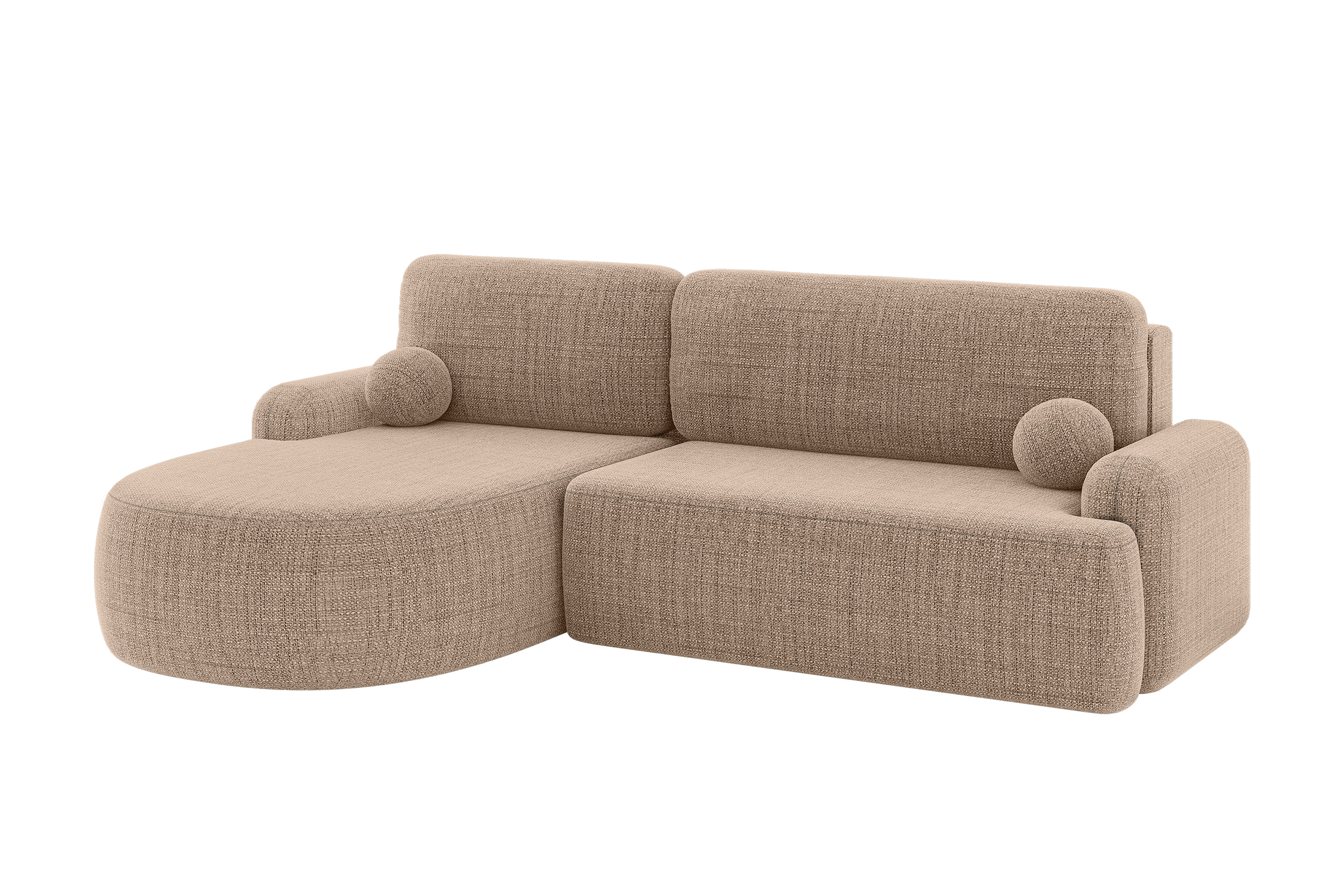 Ecksofa LIRA-L Dunkelbeige - Aragon 14