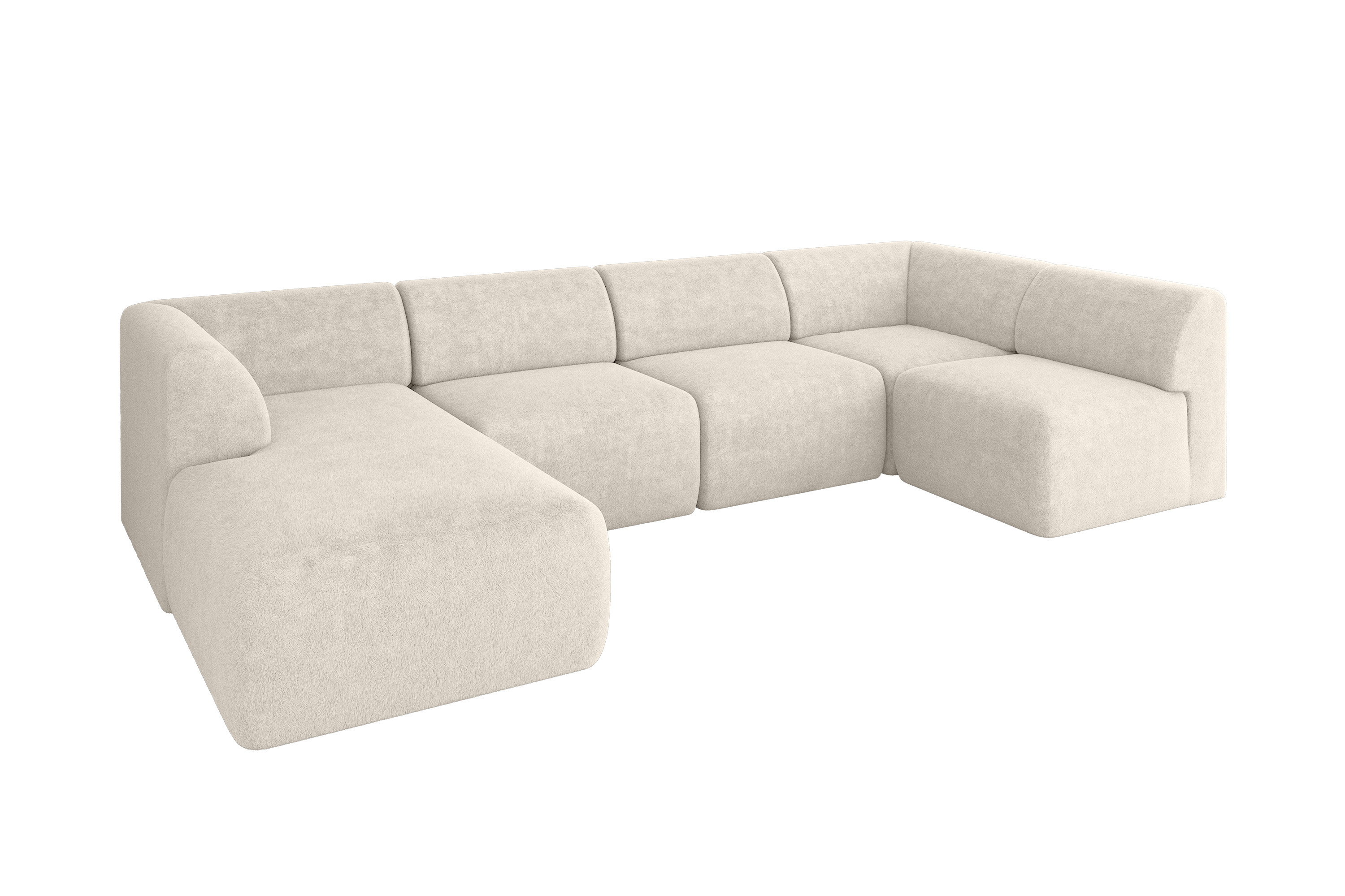 Wohnlandschaft MOVO Hellbeige - Lapitt 23