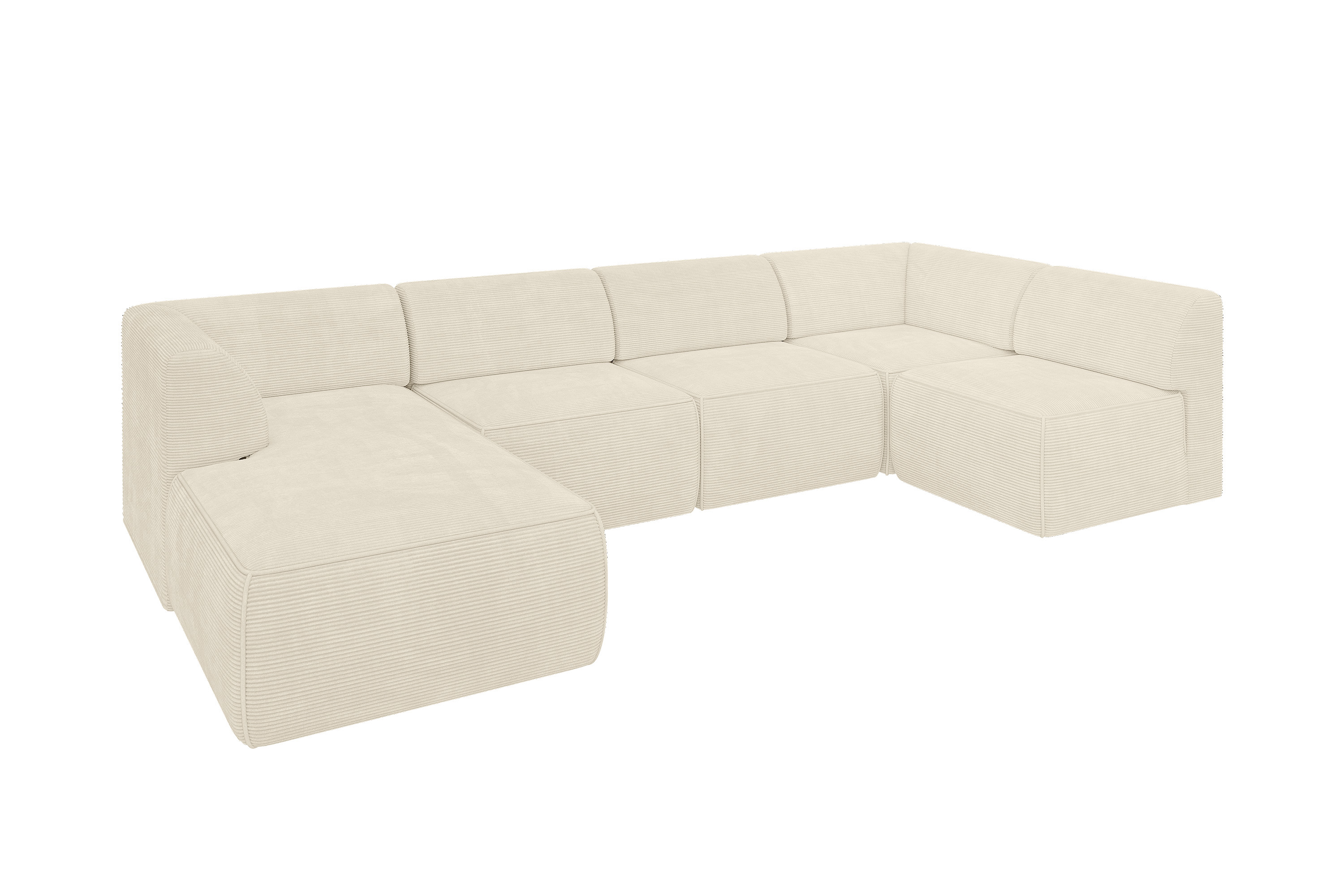 Wohnlandschaft MOVO Beige - Poso 105