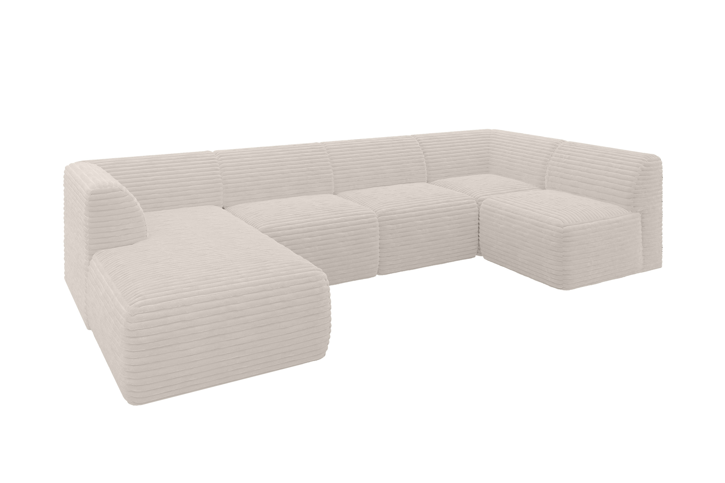 Wohnlandschaft MOVO Creme - Tilia 01