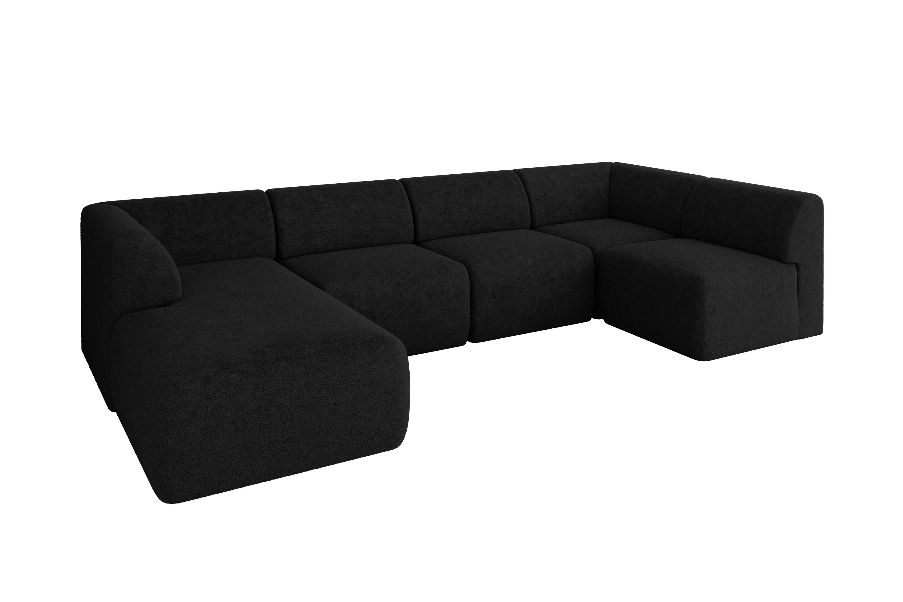 Wohnlandschaft MOVO Schwarz - Lapitt 19