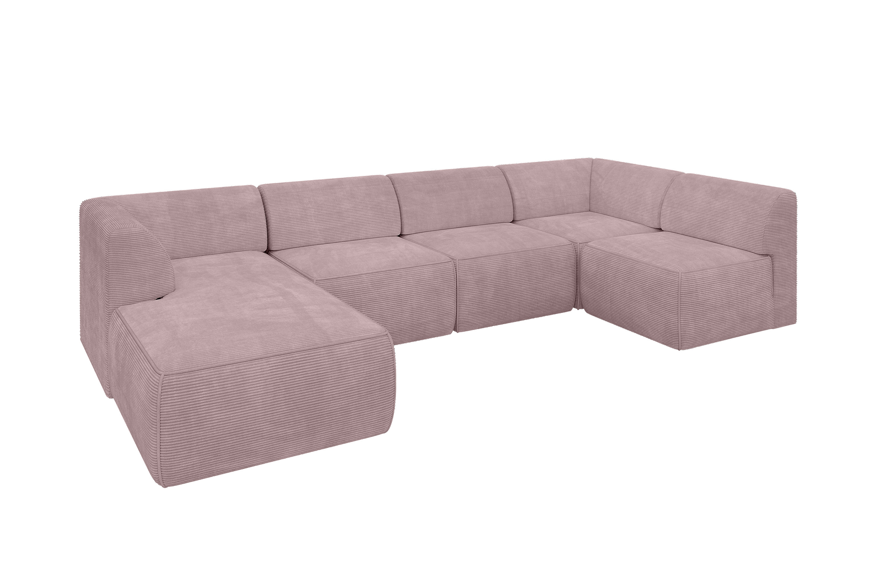 Wohnlandschaft MOVO Rosa - Poso 145