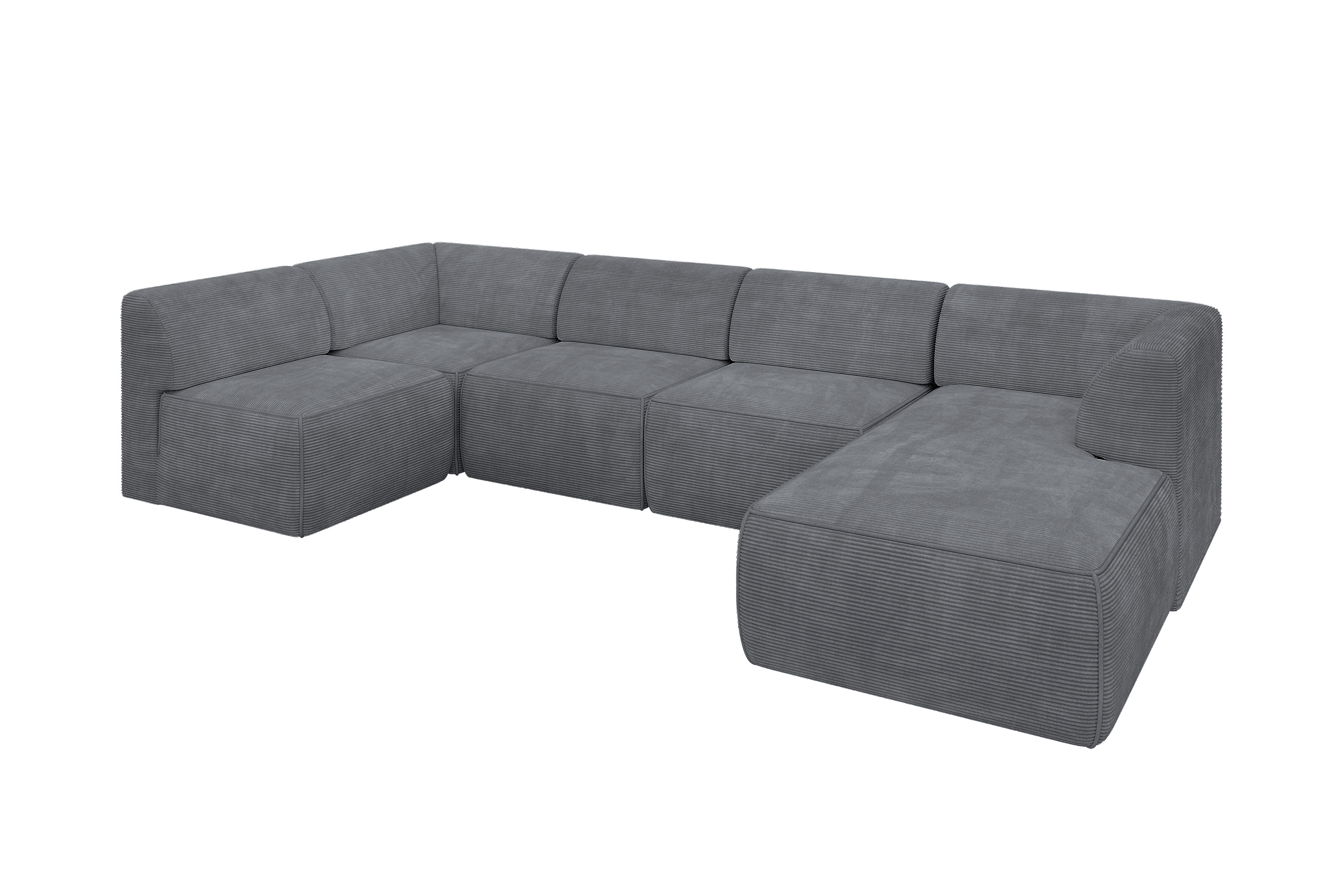 Wohnlandschaft MOVO Duneklgrau - Poso 115