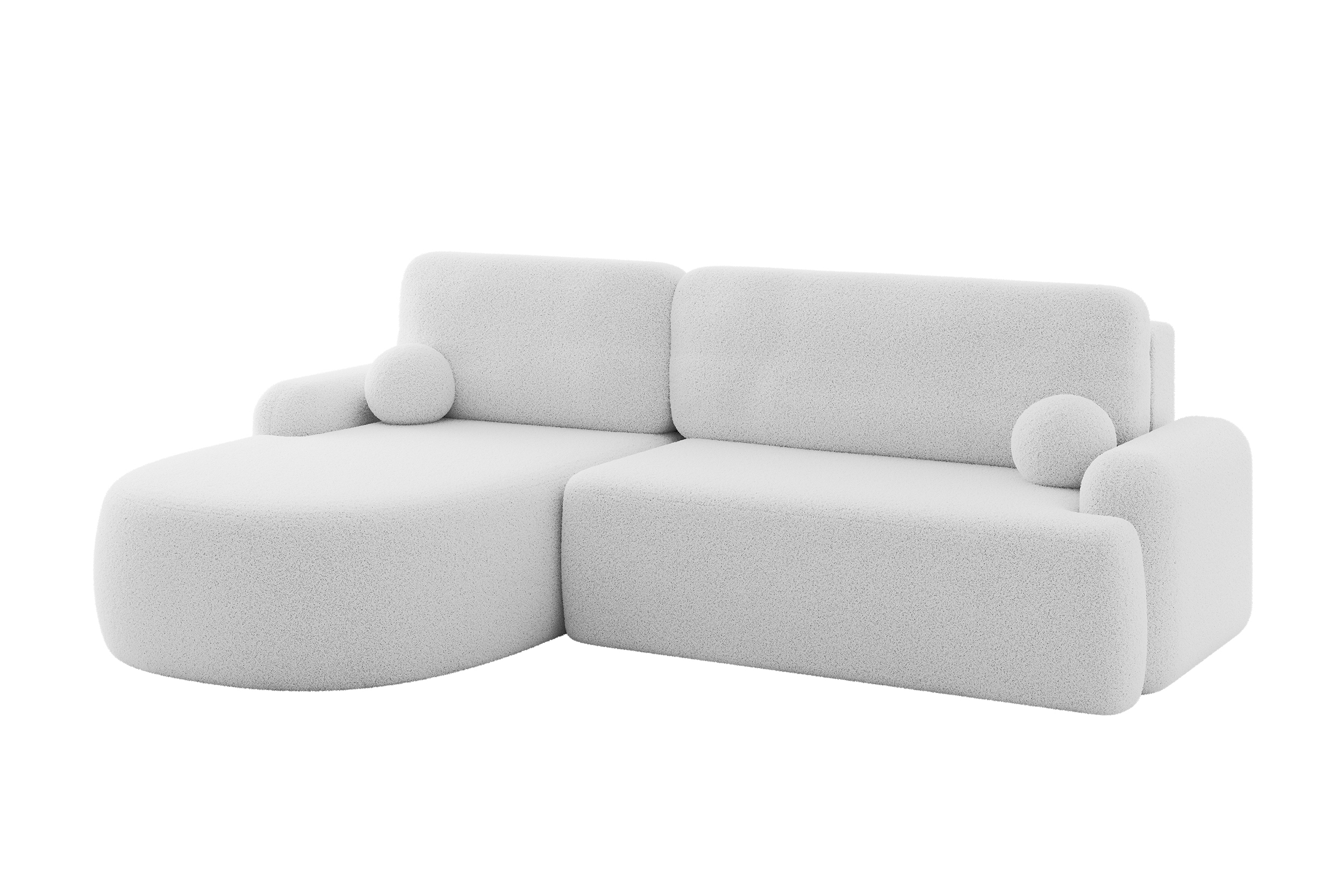 Ecksofa LIRA-L Weiß - Quelle 01