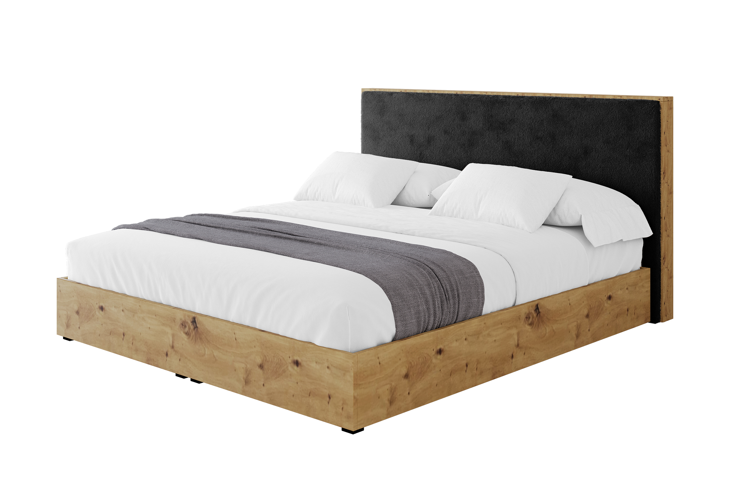 Polsterbett ENZO9 120x200 cm Schwarz - Lapitt 19