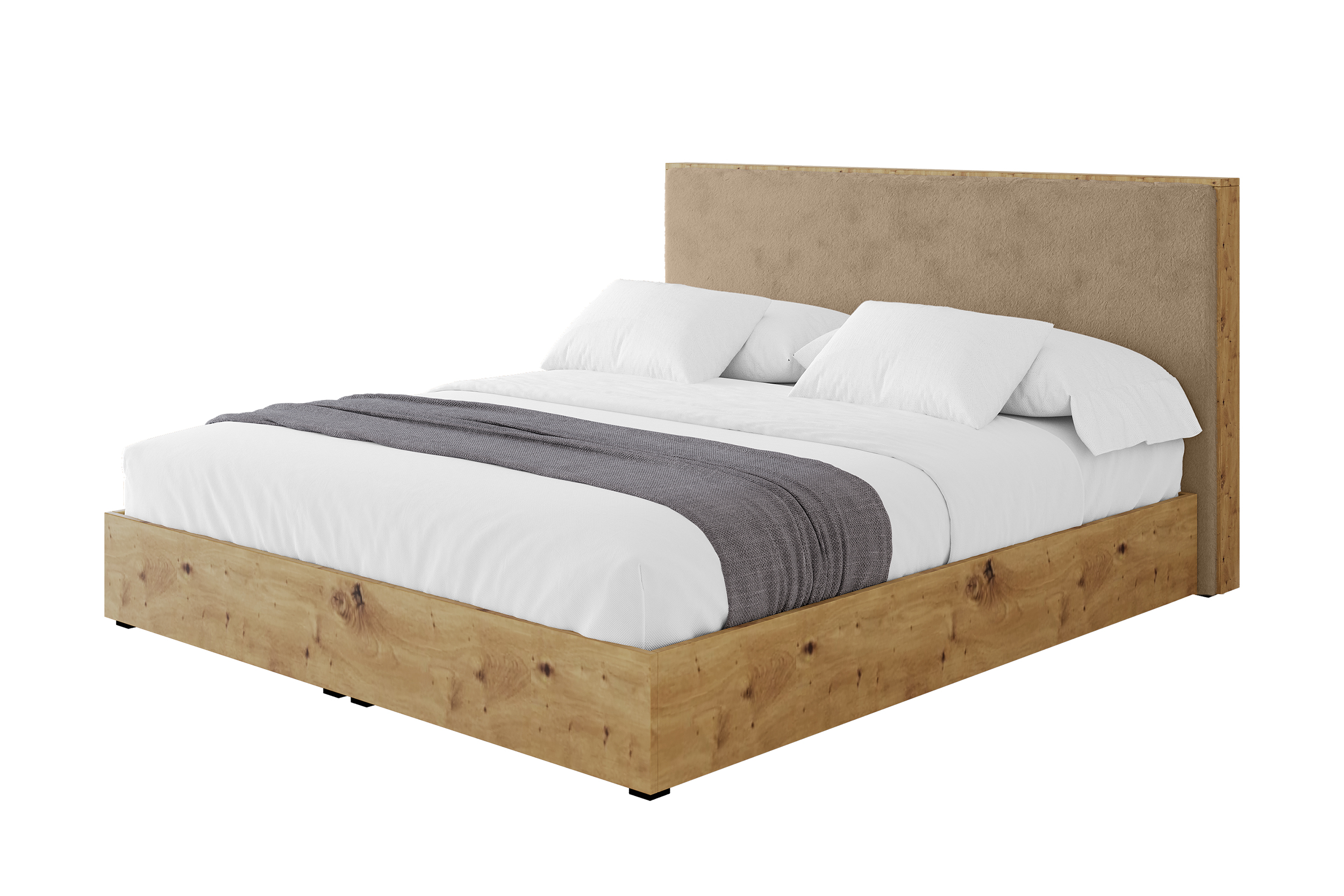 Polsterbett ENZO9 140x200 cm Beige - Lapitt 33