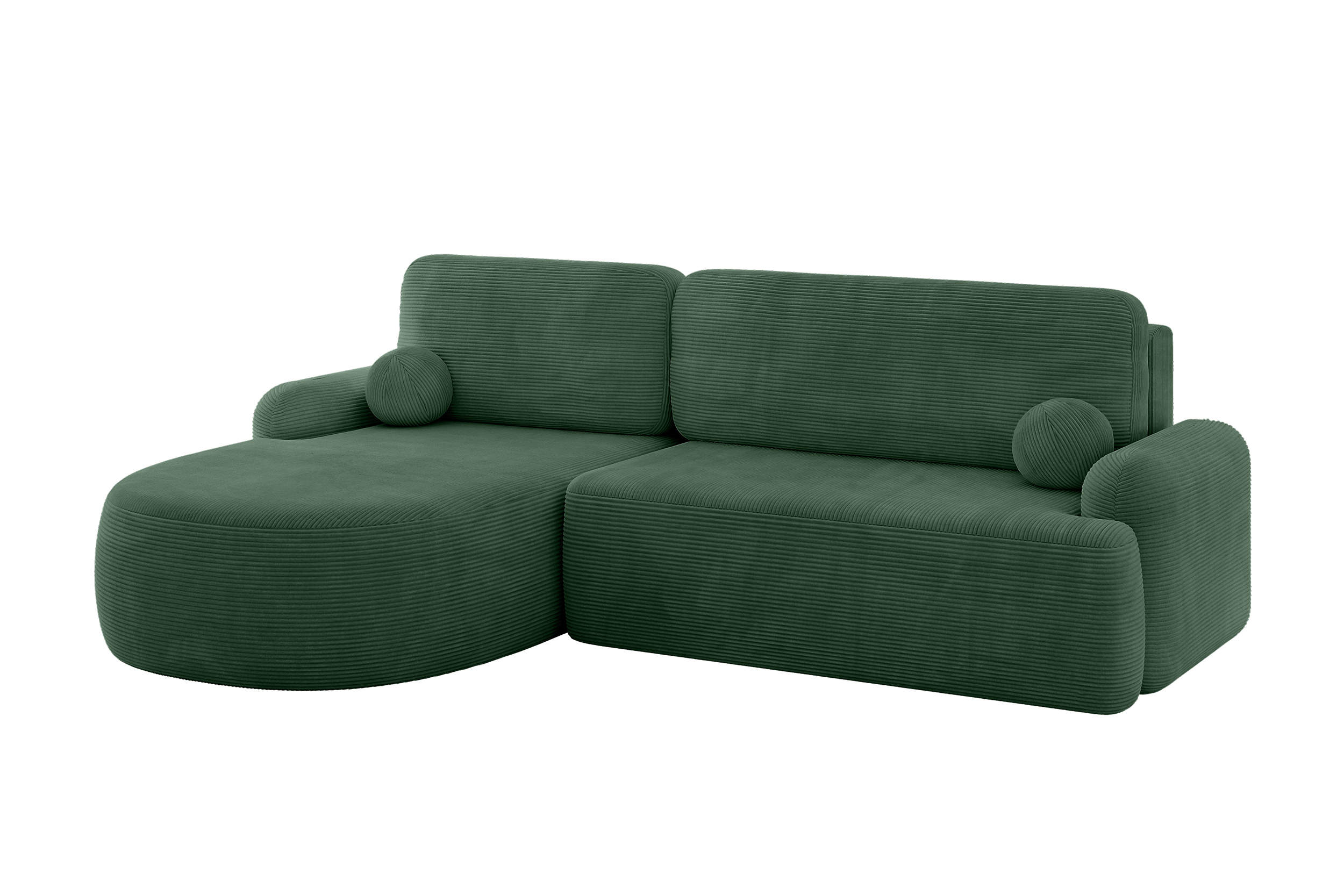 Ecksofa LIRA-L Grün - Poso 14