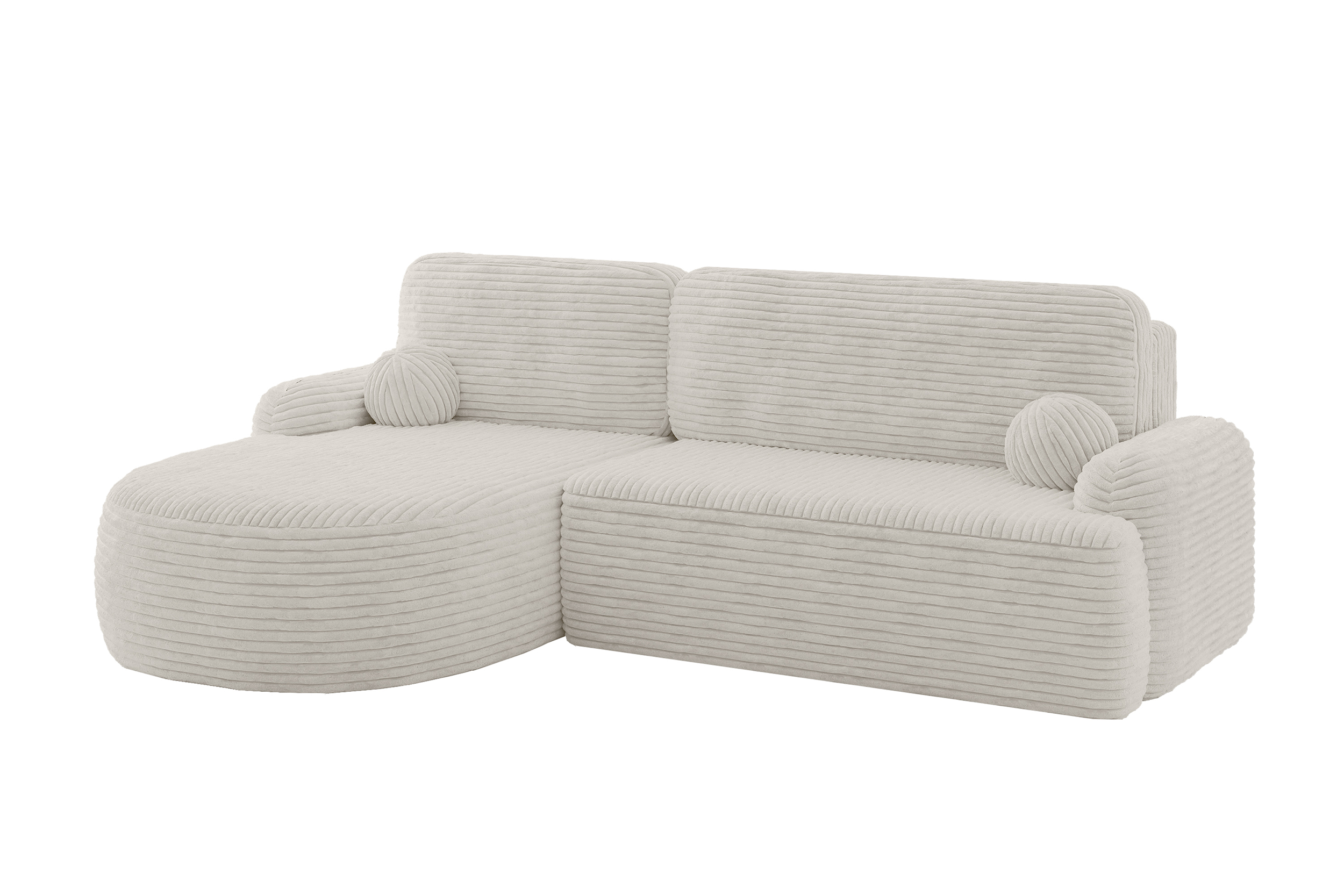 Ecksofa LIRA-L Creme - Tilia 01