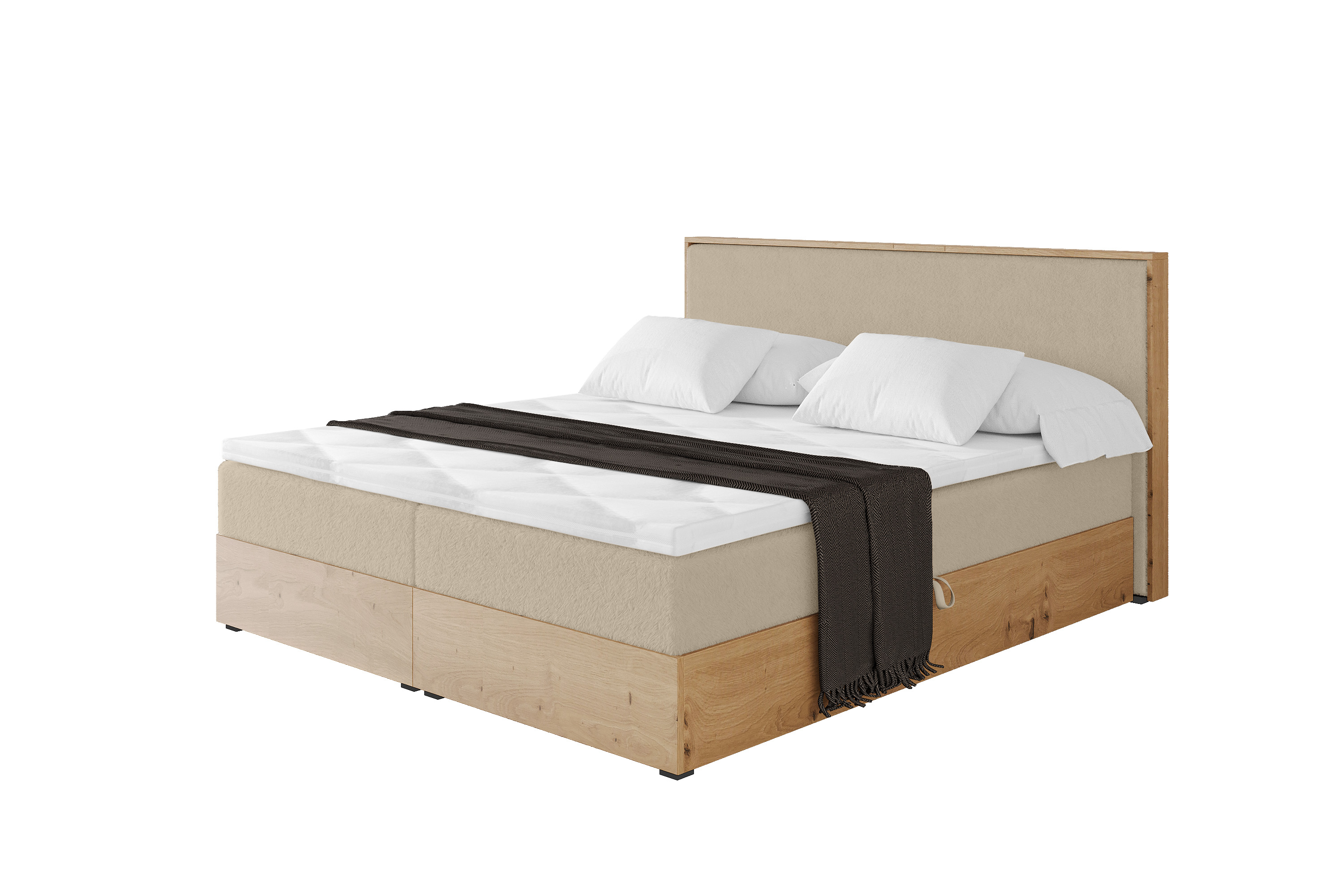 Boxbett LOLLI9 140x200 cm Hellbeige - Lapitt 29