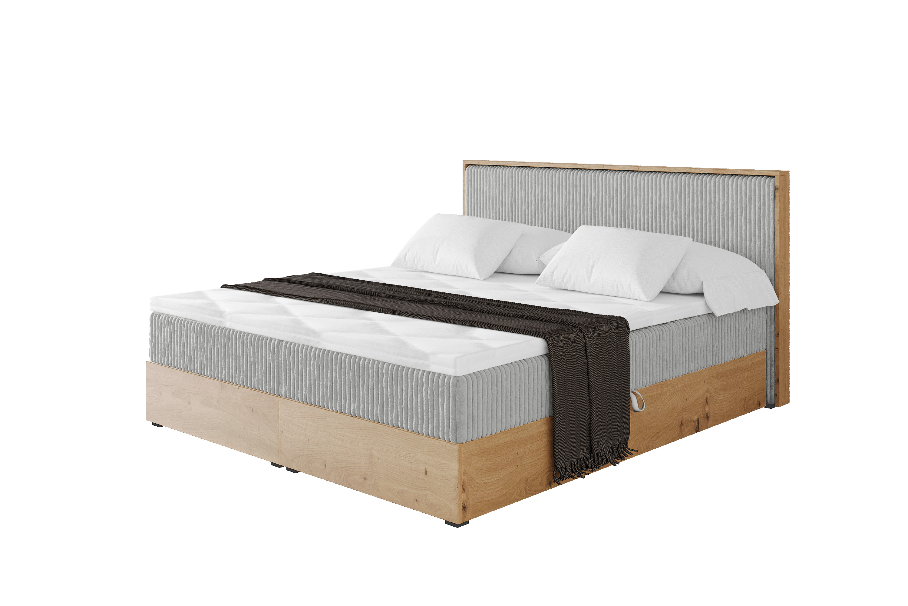 Boxbett LOLLI9 120x200 cm Grau - Tilia 86