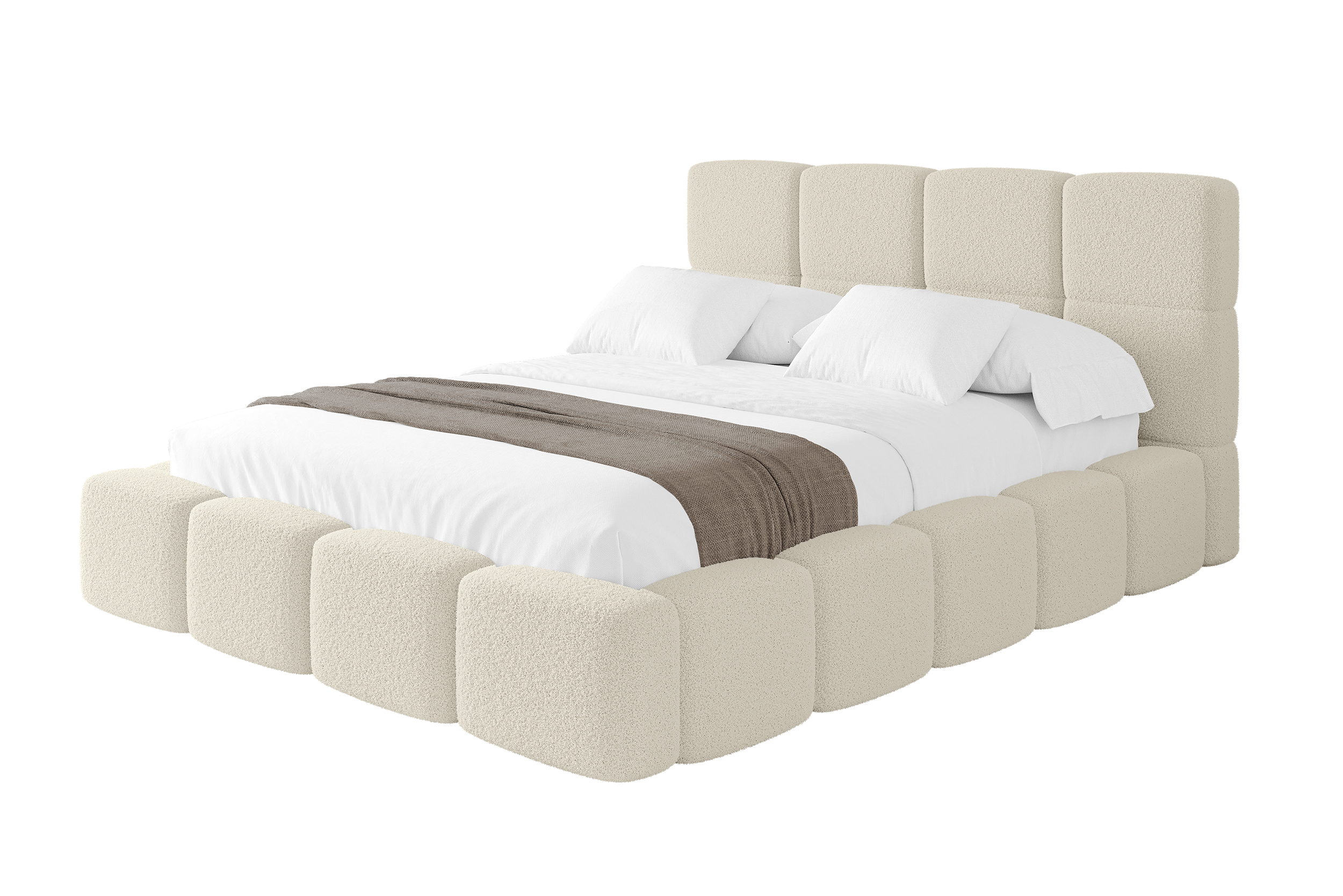 Polsterbett NATA 160x200 cm Beige - Quelle 02